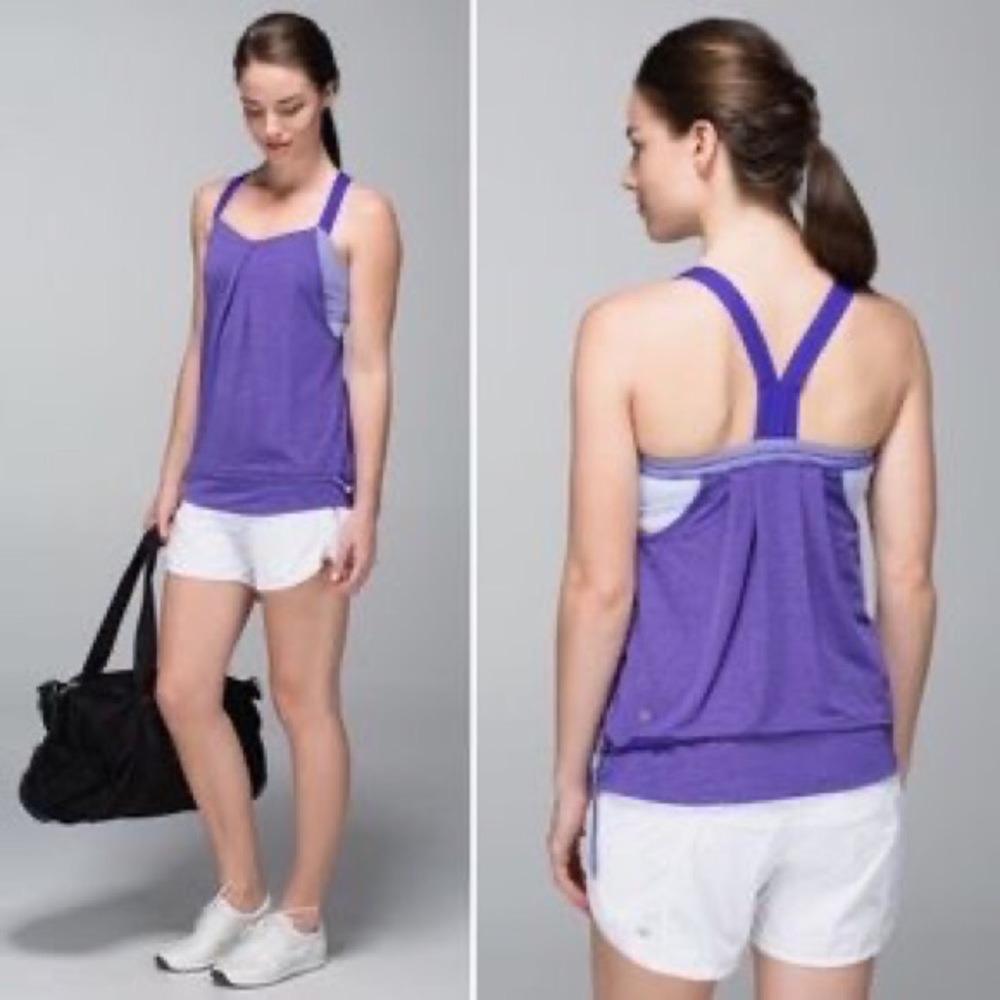 💜Lululemon Rest Less Built in Bra Tank